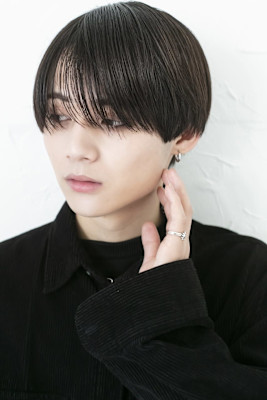 王道メンズショートマッシュ清潔感デザインカラー透明感池袋