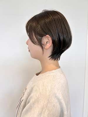 丸みショートヘア