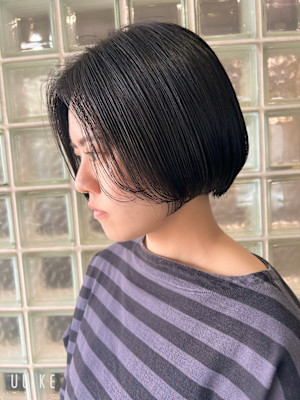 丸みショートヘア