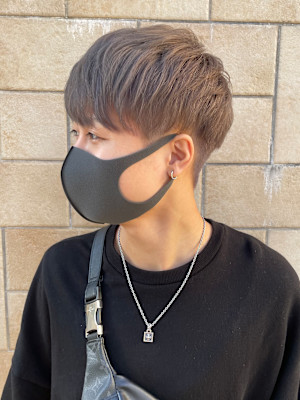 メンズヘア×シルバーヘア