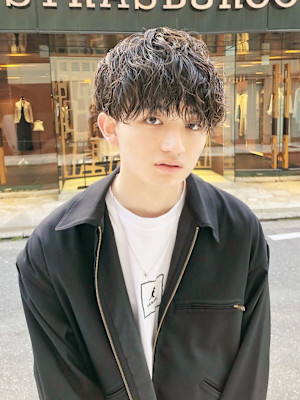 ツイストスパイラルパーマ-ウエットスパイラル福岡天神佐野