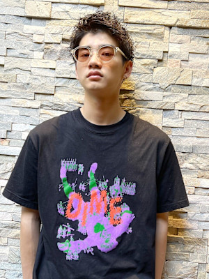 スパイキーショート-ソフトツイストパーマ福岡天神大名佐野