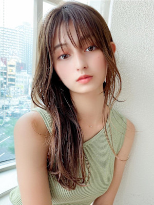 美髪/髪質改善/韓国/切りっぱなしボブ/フェイスレイヤー