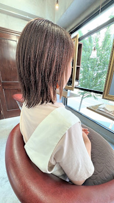 新感覚の縮毛矯正とカット。