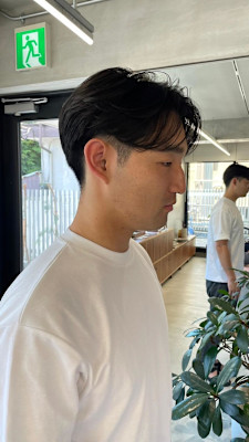 メンズ/センターパート/ツーブロック