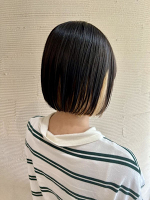 【MICHI refre店　佐藤彩】切りっぱなしボブ