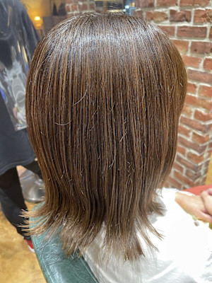 白髪を感じさせない◎白髪ぼかしハイライト！！