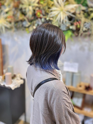 くびれひし形×インナーカラー