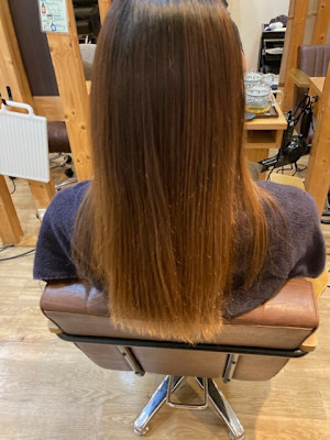 お客様髪質改善データ1408（酸性縮毛矯正）