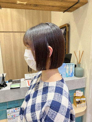 姫カットカールセミディシアーカラー