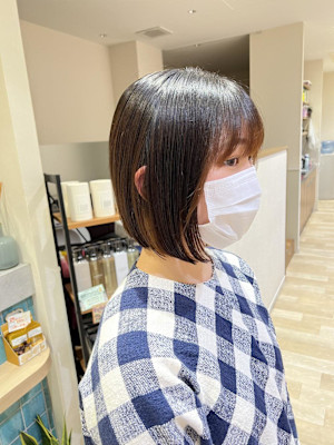 姫カットカールセミディシアーカラー