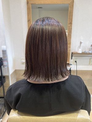 姫カットカールセミディシアーカラー