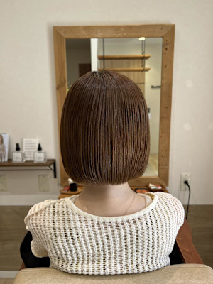 姫カットカールセミディシアーカラー