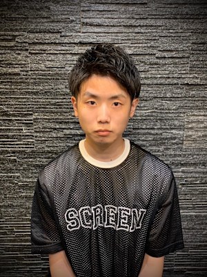 2ブロックショートスタイル　床屋　理容室　五反田