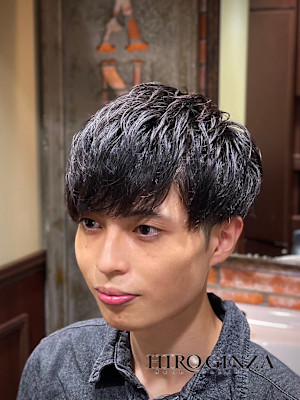 2ブロックマッシュ　理容室　床屋　五反田