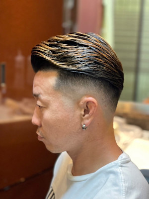 2ブロックショートスタイル　理容室　床屋　五反田