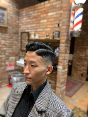 男を磨くスキンフェード《五反田／理容室/バーバー/ビジネス》