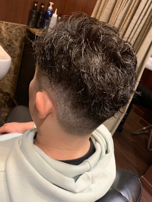 パーマ　五反田　理容室　床屋