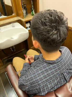 ショート　フェード　五反田　床屋　理容室