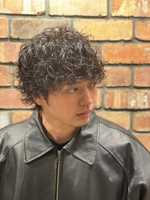 パーマ　五反田　理容室　床屋