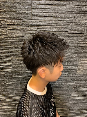 2ブロックショートスタイル　床屋　理容室　五反田