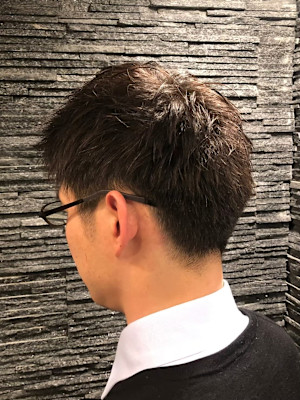 2ブロックショート　理容室　床屋　五反田