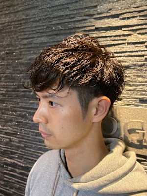 2ブロックショート　理容室　床屋　五反田