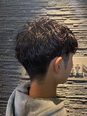 2ブロックショート　理容室　床屋　五反田