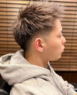 2ブロックショート　五反田　理容室　床屋