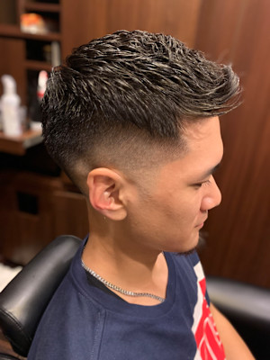 フェード+ジェットモヒカンスタイル