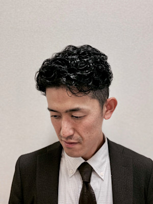 ビジネスパーマスタイル