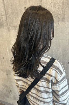 ブルーアッシュ/ミディアムスタイル【ARCH Emi】