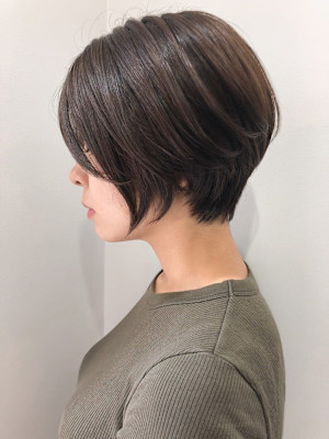 小顔ショートスタイル