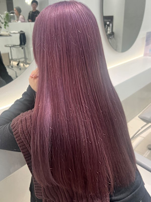 ラベンダーピンク×ハイトーン