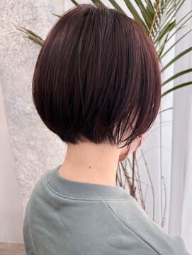 白髪ぼかし×ショート