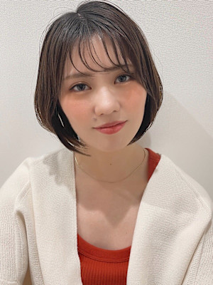 小顔ショートボブ