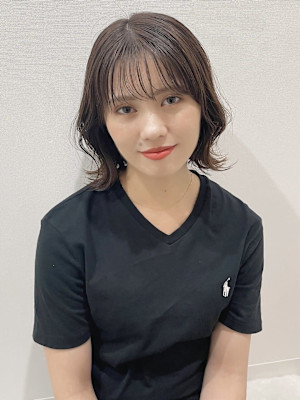 20代/30代/40代/ボブ/パーマ/くびれ/透明感