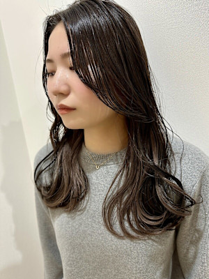 20代/30代/40代/インナーカラー/グレージュ/透明感