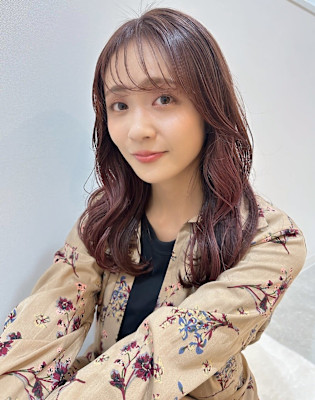 20代/30代/40代/インナーカラー/シースルーバング