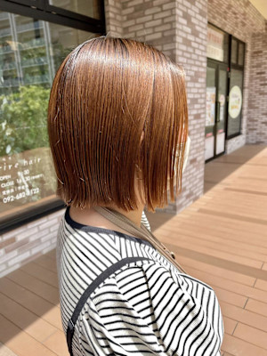 切りっぱなしボブ