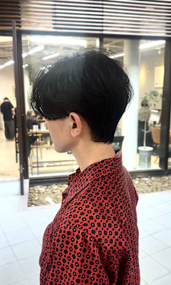 センターパート　韓国ヘア