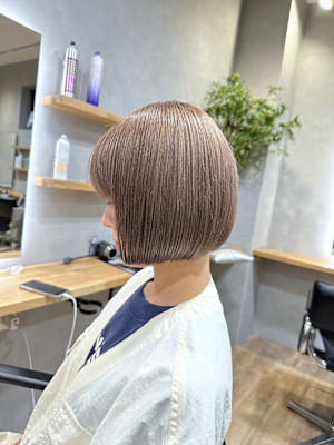 20代/30代/ダブルカラー/ベージュ/透明感/グレージュ