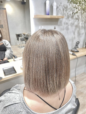 Gミルクティーカラー/ブリーチ2回以上