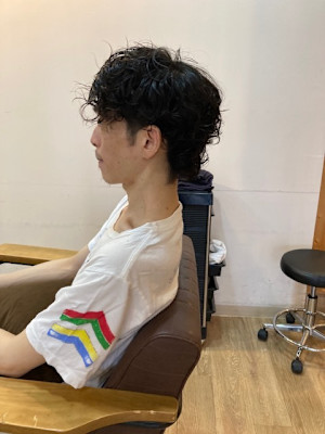 お客様髪質改善データ1410（形をパーマで作る）