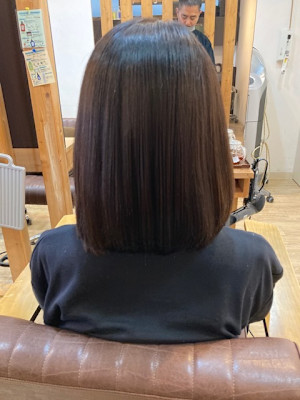 お客様髪質改善データ1411（アッシュグレイ）