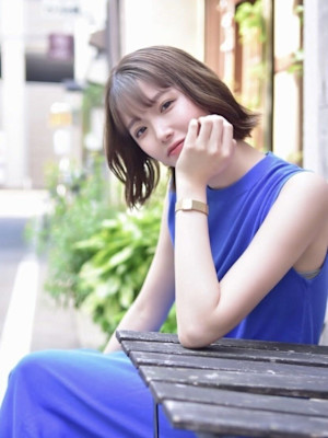 【kchiara】大人ボブ×ベージュ