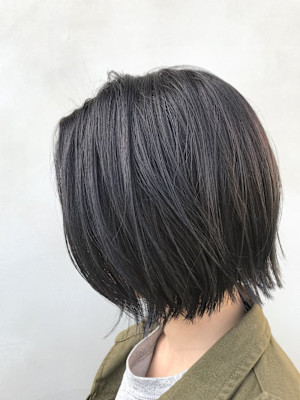 切りっぱなしボブ