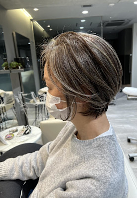 姫カットカールセミディシアーカラー