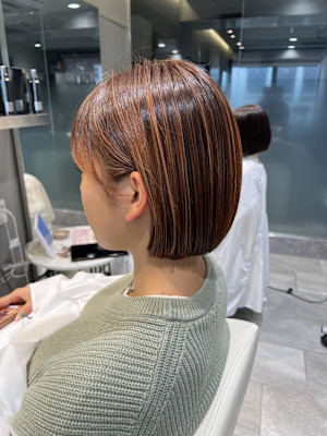 姫カットカールセミディシアーカラー