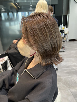 姫カットカールセミディシアーカラー